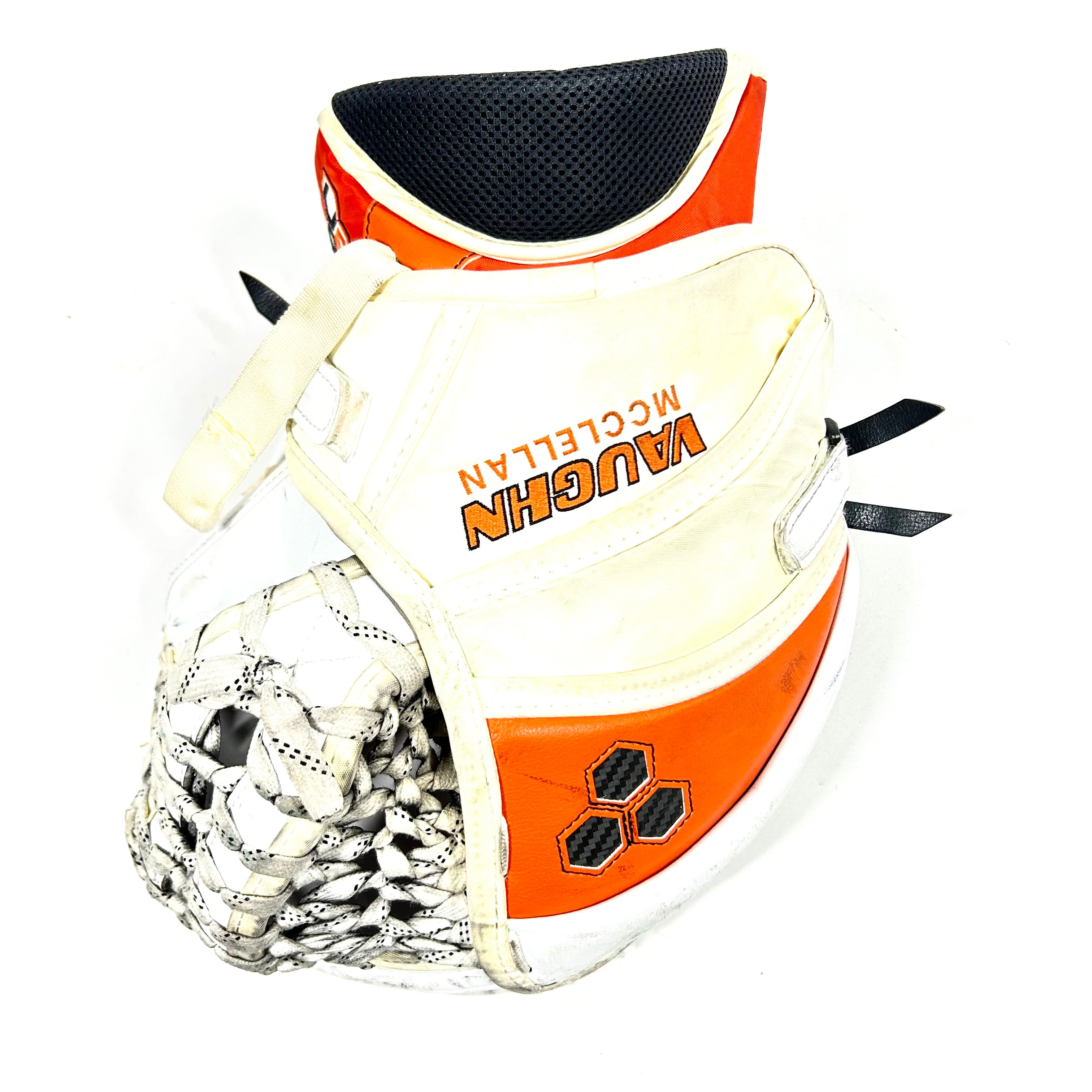 Vaughn Velocity VE8 - Gant de gardien de but Pro Stock d'occasion (blanc/orange)